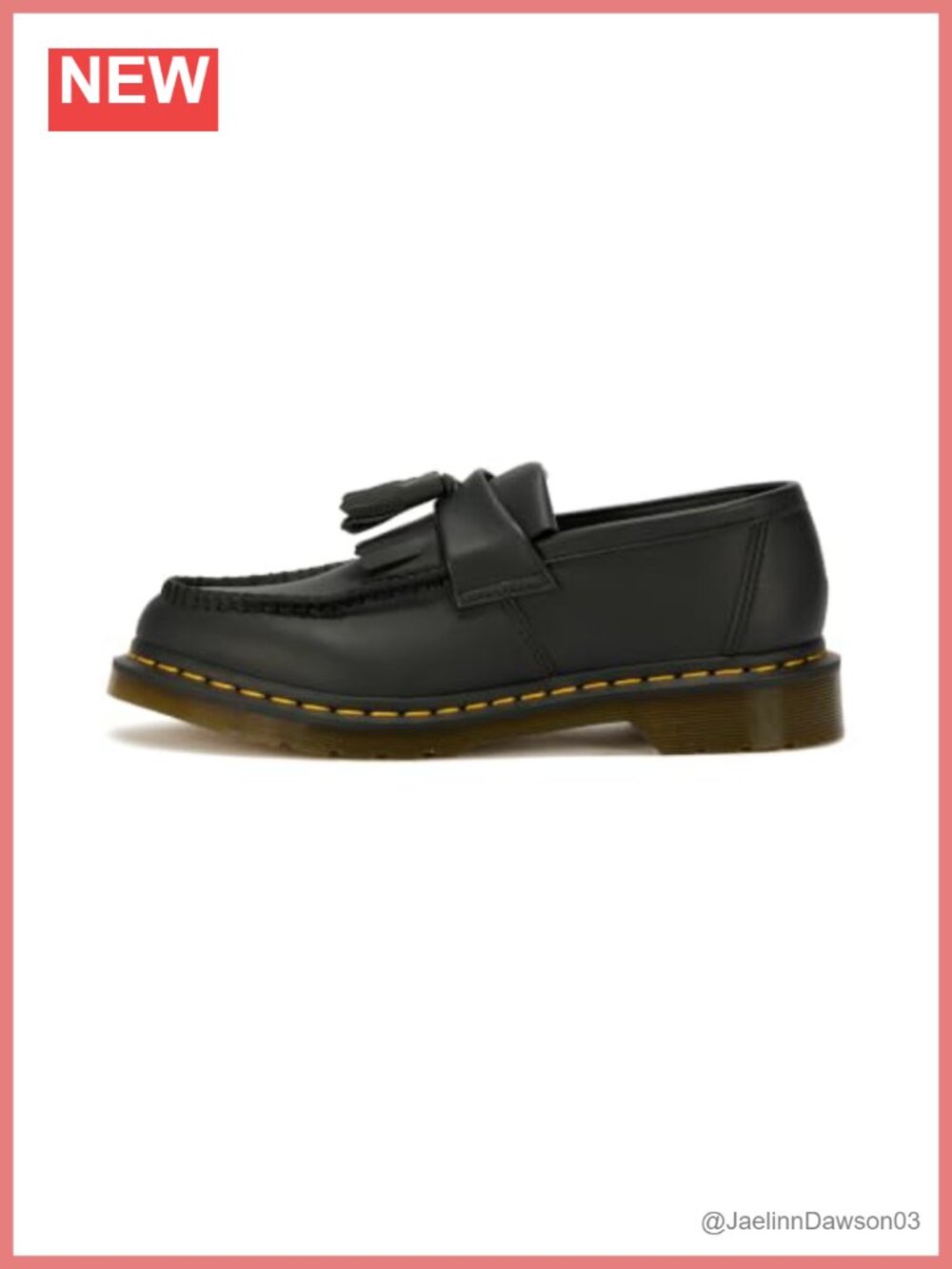 Vegan Leather Fringe Loafer Pull-On Slip-On Low Top Goodyear Welt